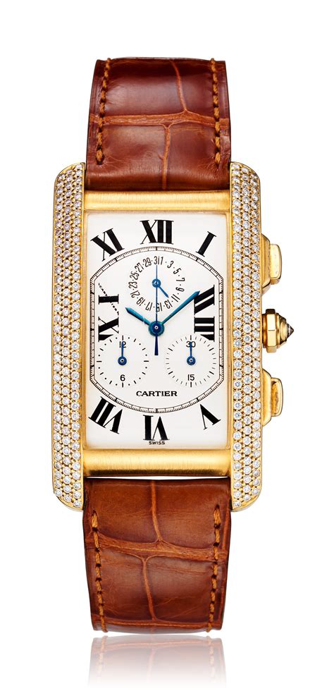 18k wg cartier tank american chronograph price|cartier 1730 tank americaine.